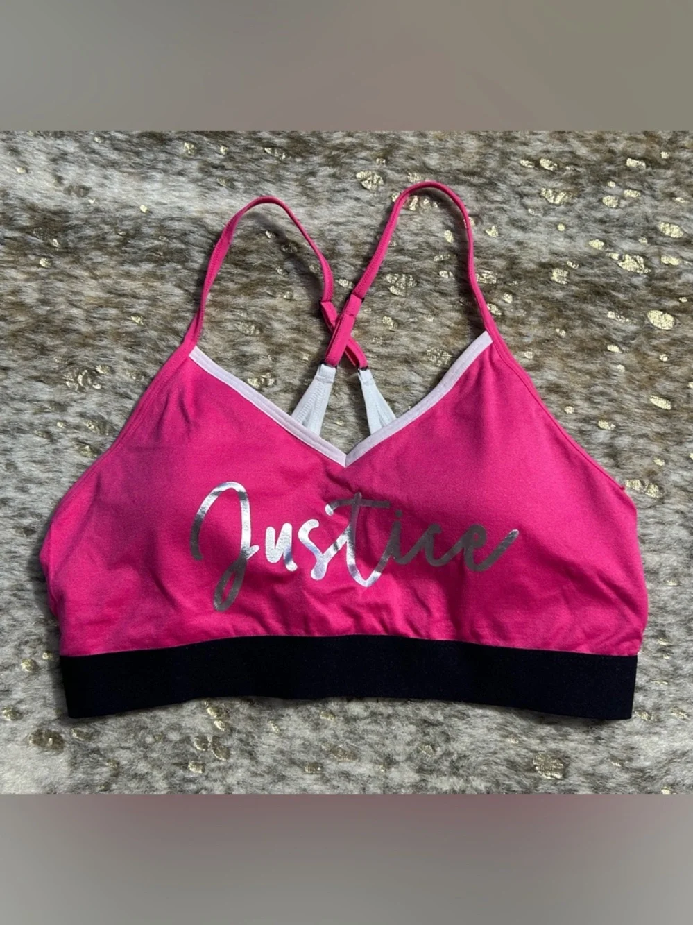 5 for $25🔥Justice Hot Pink Girls Bralette Size 36